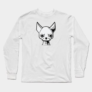 Nervous chihuahua Long Sleeve T-Shirt